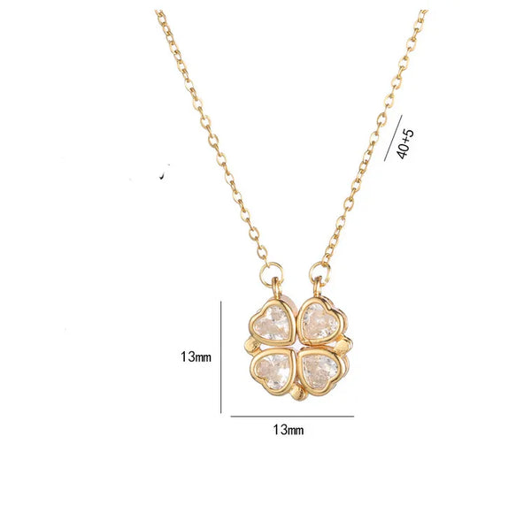 Leaf Pendant Necklace | Copper