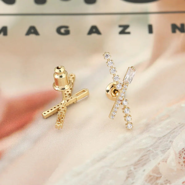 Luxurious Zircon Earrings | Copper