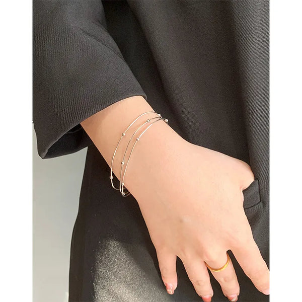 Geometric Bracelet | 925 Sterling Silver