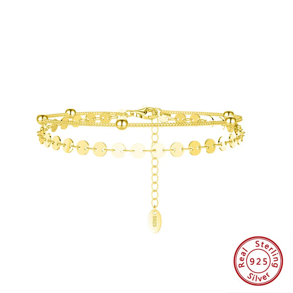 Silver-Plated Heart Bracelet | 925 Sterling Silver
