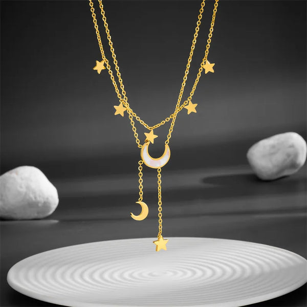 Titanium Celestial Necklace | Stainless Steel