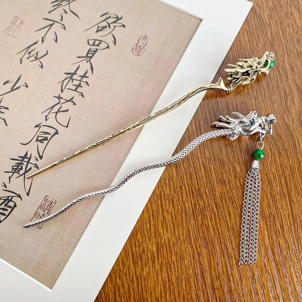 Dragon Hair Clip | Metal
