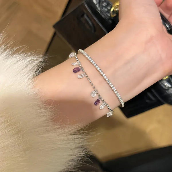 Purple Celestial Bracelet | 925 Sterling Silver