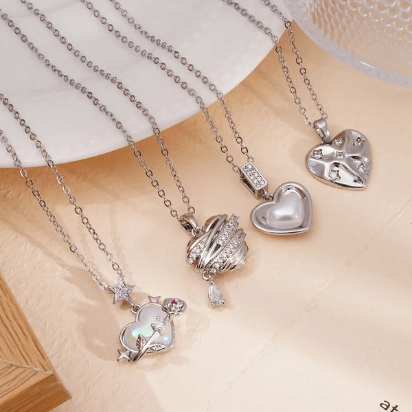 Heart Pendant Necklace | Stainless Steel