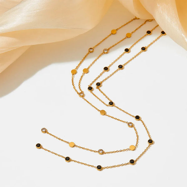 Sweet Zircon Necklace | Stainless Steel