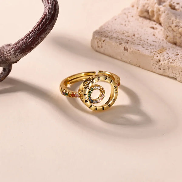 Geometric Butterfly Ring | Copper