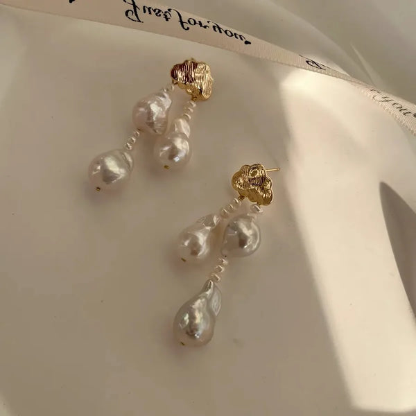 White Freshwater Pearl Earrings | Freshwater Pearl