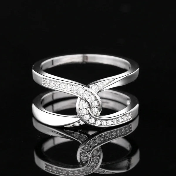 Cross Zircon Ring | Copper