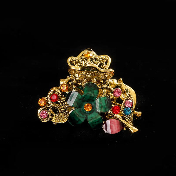 Vintage Floral Hair Claw | Alloy