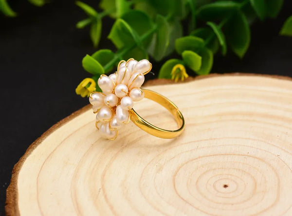 Pink Freshwater Pearl Ring | Freshwater Pearl