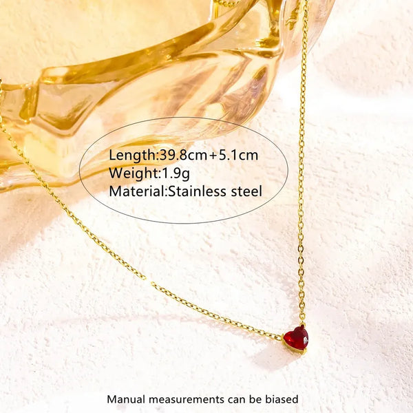 Heart Necklace | Stainless Steel