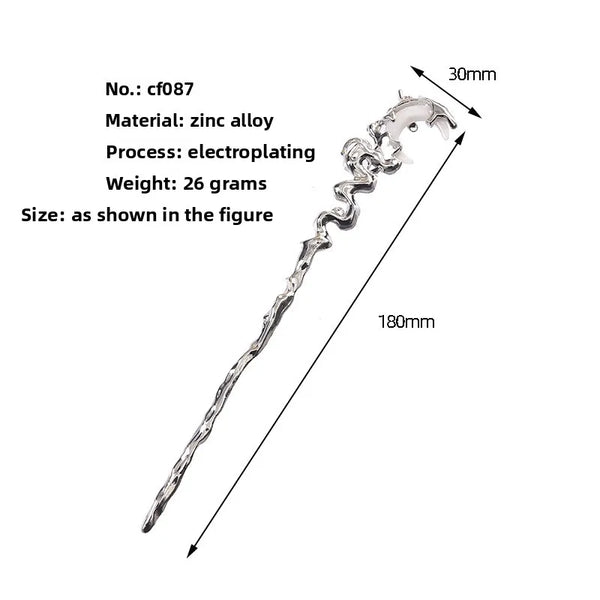 Vintage Floral Hairpin Headband | Alloy