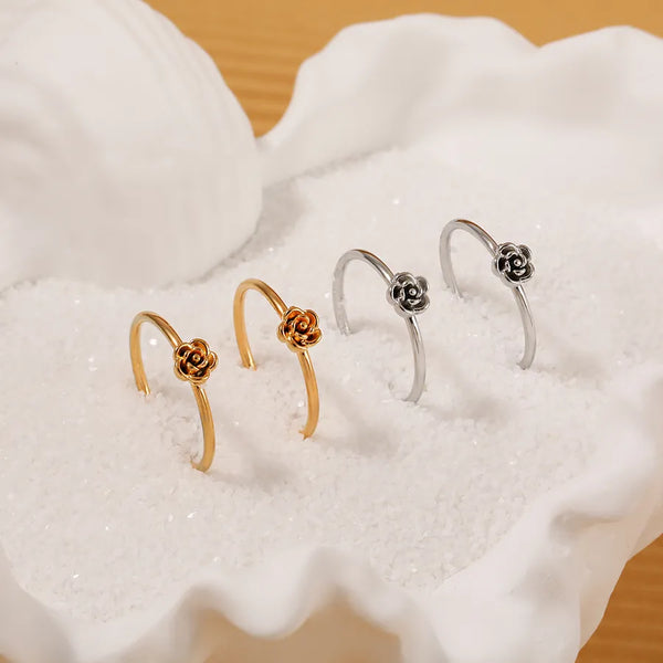 Gold-Plated Floral Ring | Gold