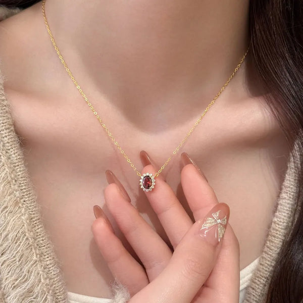 Gold-Plated Geometric Choker Necklace | 925 Sterling Silver