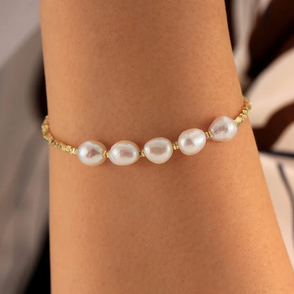 Sterling Freshwater Pearl Bracelet | 925 Sterling Silver
