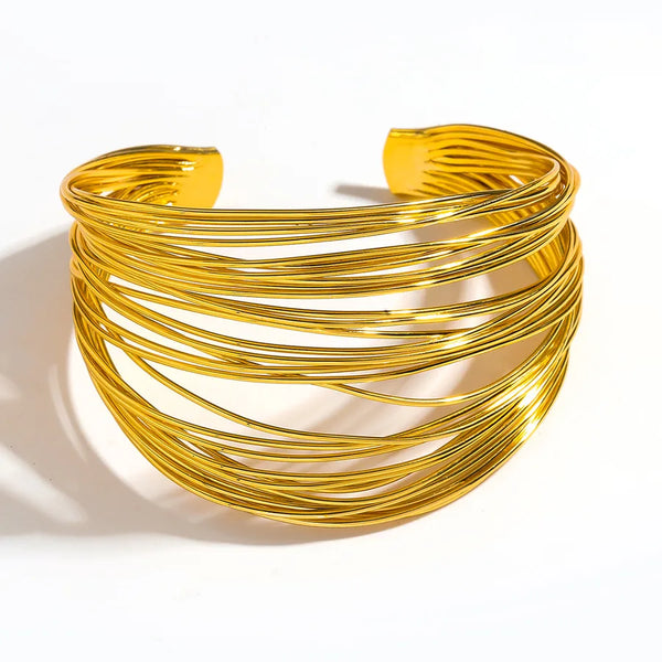 Geometric Bangle | Copper