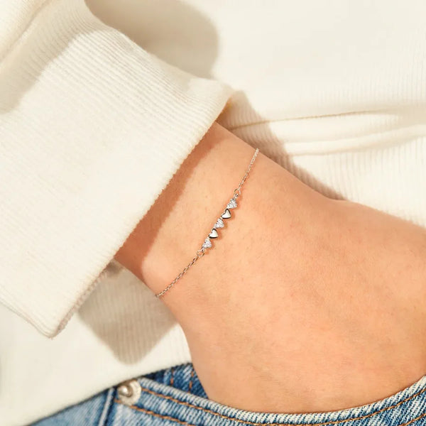 Small Heart Bracelet | 925 Sterling Silver