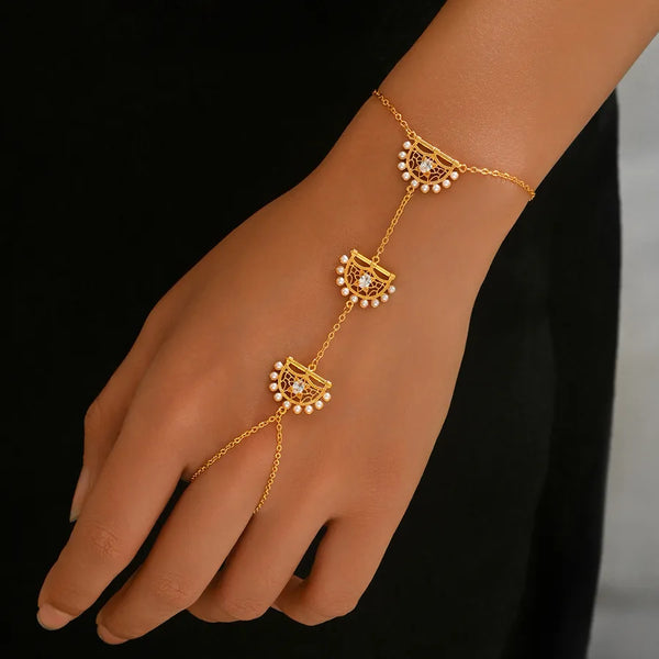 Sector Zircon Bracelet | Copper