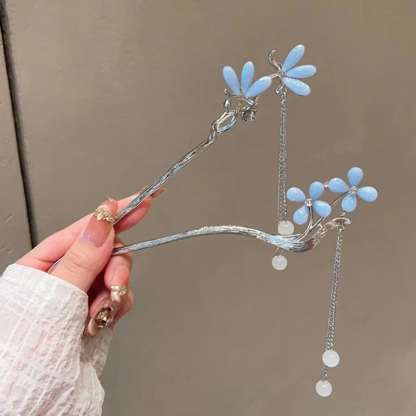 Ladies Floral Hairpin Headband | Rhinestone