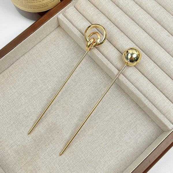 Metal Geometric Hairpin Headband | Alloy