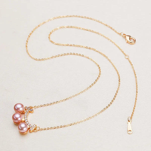Geometric Freshwater Pearl Necklace | Freshwater Pearl