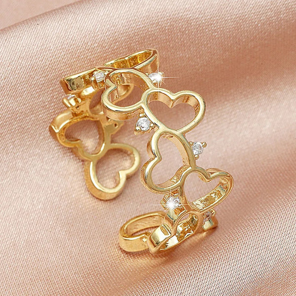 Bridal Heart Ring | Crystal