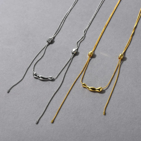 Geometric Necklace | Brass