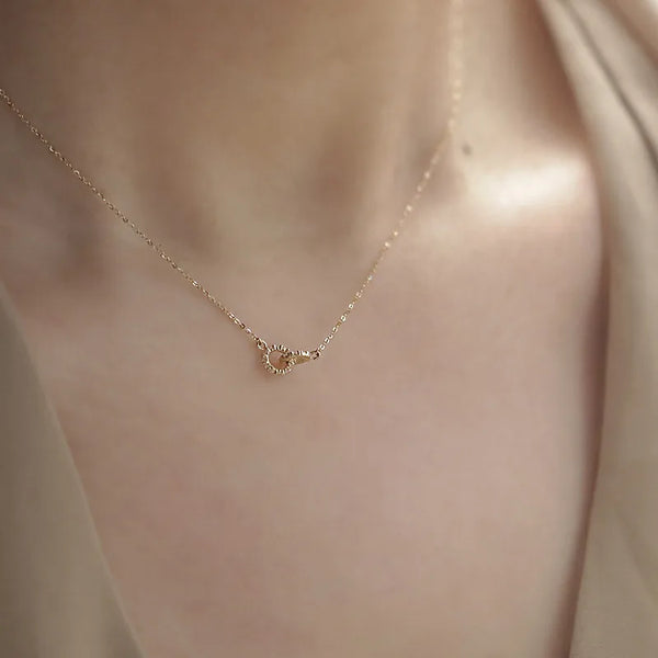 Rhinestone Necklace | 925 Sterling Silver