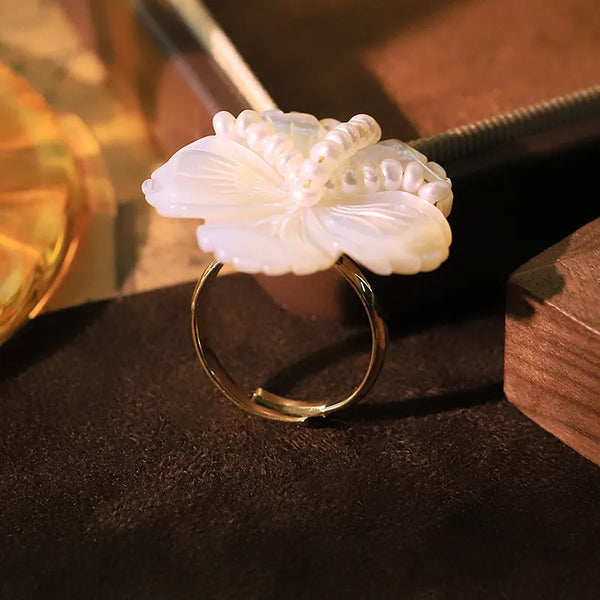 Open Band Freshwater Pearl Ring | Freshwater Pearl