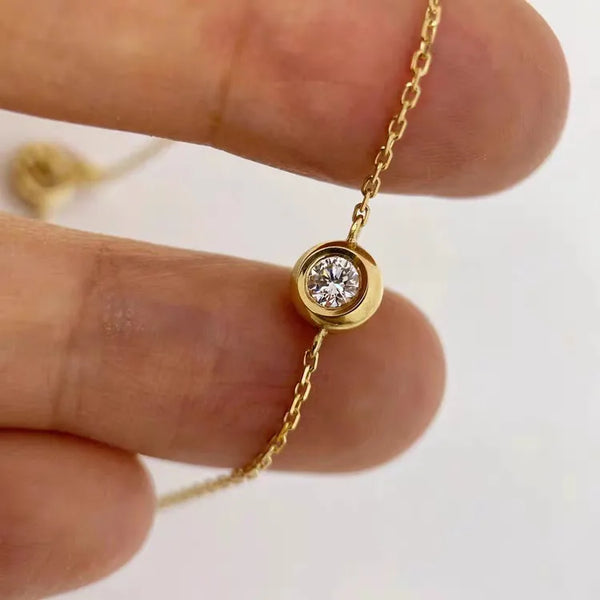 Pure Zircon Bracelet | 925 Sterling Silver