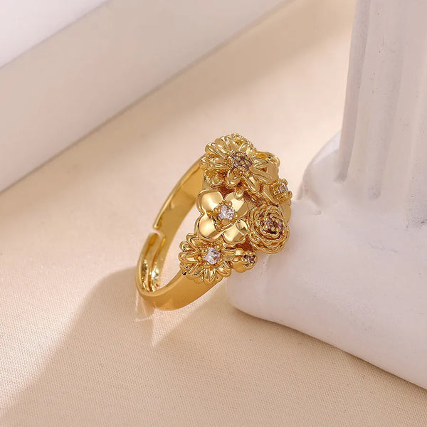 Floral Ring | Stainless Steel