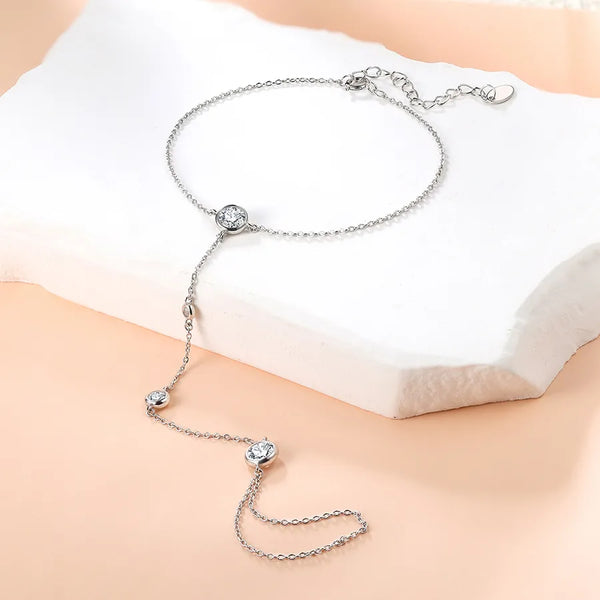 Polka Moissanite Bracelet | 925 Sterling Silver
