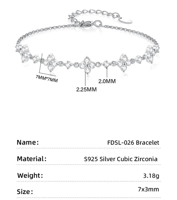 Craft Zircon Bracelet | 925 Sterling Silver