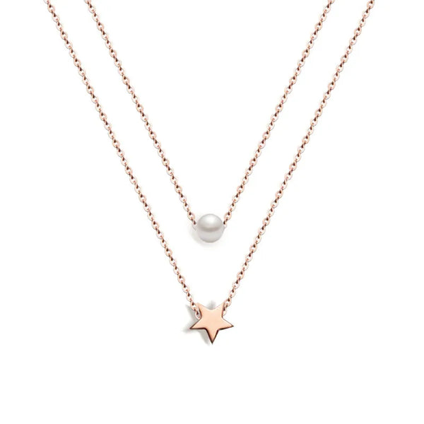 Gold Celestial Necklace | Stainless Steel