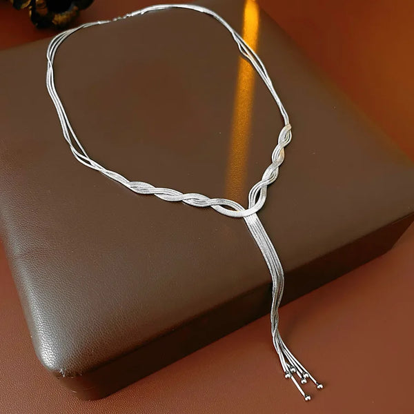 Layered Snake Necklace | Copper