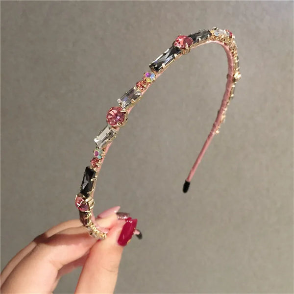 Pink Zircon Headband | Crystal