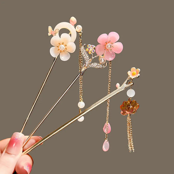 Artificial Pearl Hairpin Headband | Alloy