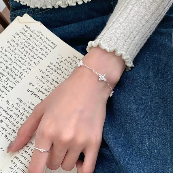 Vintage Leaf Bracelet | 925 Sterling Silver