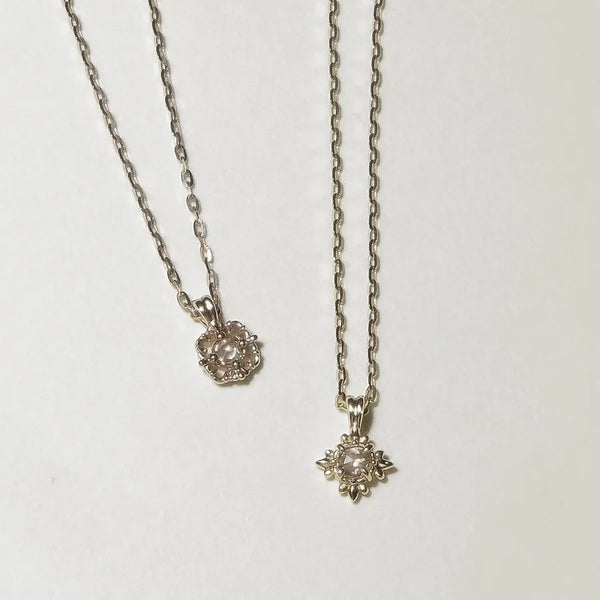 White Celestial Pendant Necklace | 925 Sterling Silver
