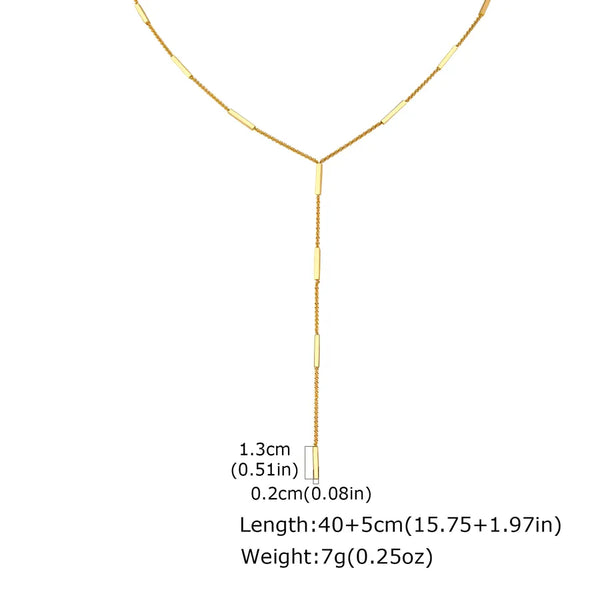 Handmade Gold-Plated Necklace | Stainless Steel