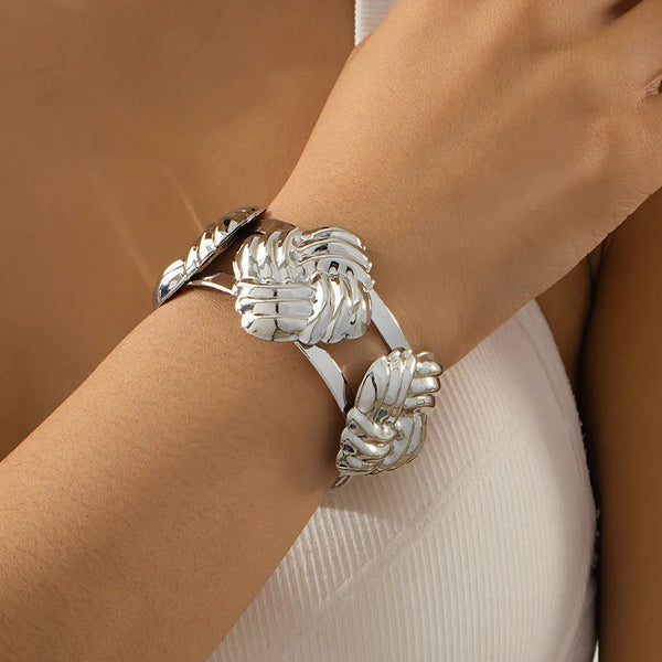 Geometric Bangle | Gold