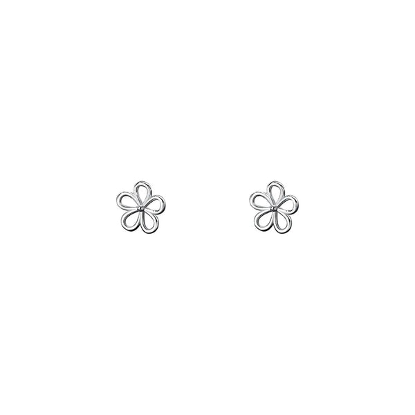 Floral Stud Earrings | 925 Sterling Silver