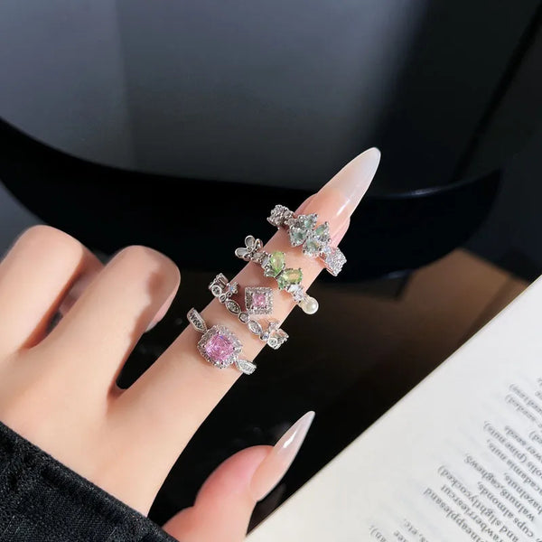 Pink Butterfly Ring | Copper