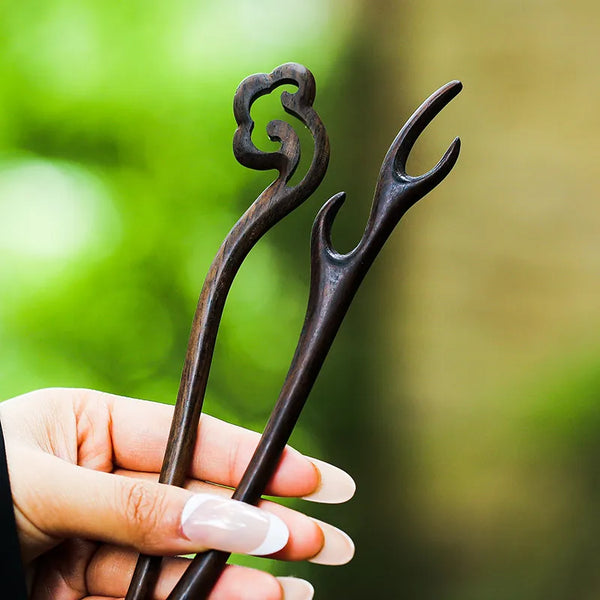 Vintage Hairpin Headband | Wood