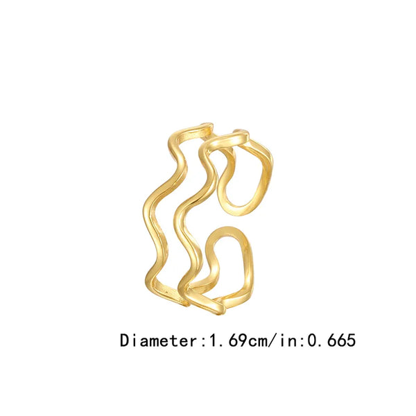 Adjustable Geometric Ring | 925 Sterling Silver