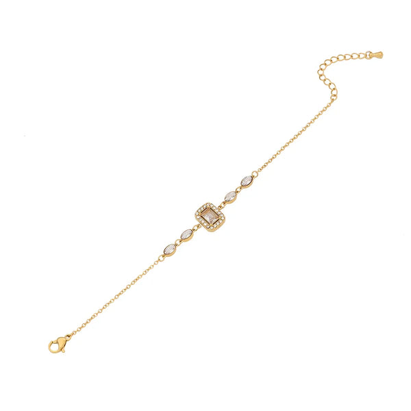 Geometric Heart Bracelet | Stainless Steel