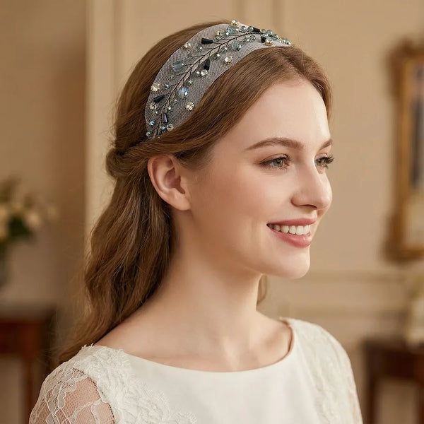 Vintage White Headband | Gauze