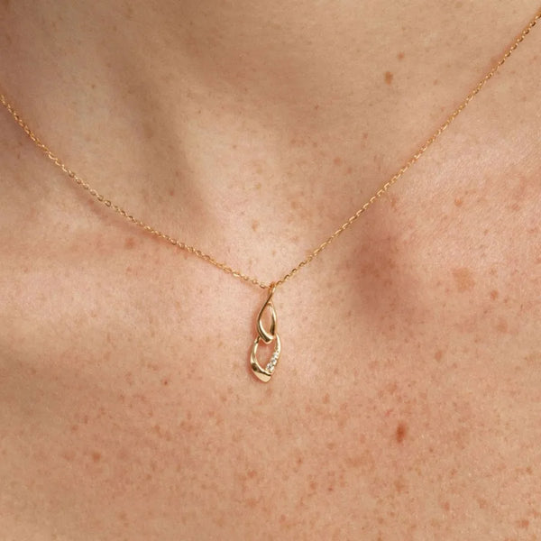 Infinity Zircon Necklace | 925 Sterling Silver