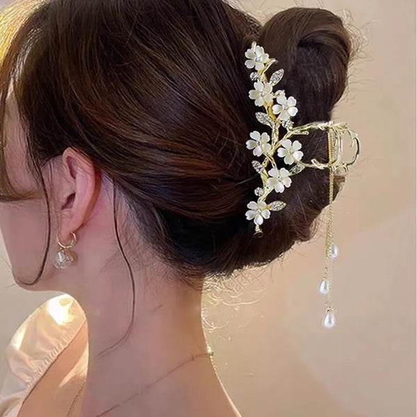 Floral Hair Claw | Alloy