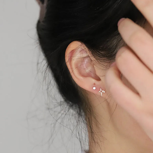 Silver-Plated Celestial Earrings | Silver